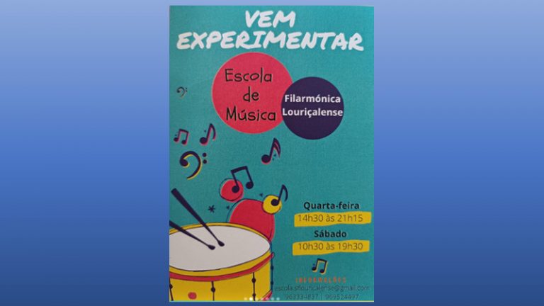 flyer Escola de Música